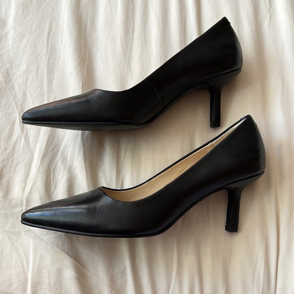 New Vagabond Leather Kitten Heels